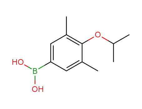 Molecular Structure of 849062-16-4 (3,5-DIMETHYL-4-ISOPROPOXYPHENYLBORONIC &)