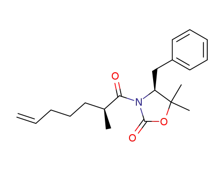 (4S)-4-Benzyl-5,5-dimethyl-3-[(2S)-2-methyl-6-heptenoyl]-1,3-oxazolidin-2-one