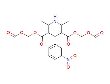2,6-Dimethyl-4-(3-nitro-phenyl)-1,4-dihydro-pyridine-3,5-dicarboxylic acid diacetoxymethyl ester