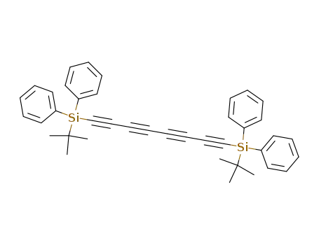 Molecular Structure of 133878-53-2 (bis-1,8-(t-butyldiphenylsilyl)-1,3,5,7-octatetrayne)