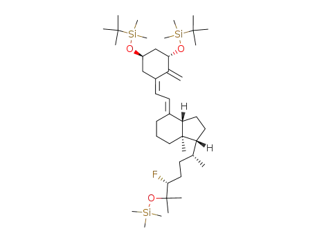 (1α,3β,5Z,7E,24R)-24-fluoro-1,3-bis<<(1,1-dimethylethyl)dimethylsilyl>oxy>-25-<(trimethylsilyl)oxy>-9,10-secocholesta-5,7,10(19)-triene