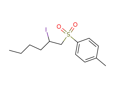 Molecular Structure of 71963-96-7 (2-iodo-1-tosylhexane)