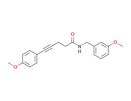 N-(3-methoxybenzyl)-5-(4-methoxyphenyl)-4-pentynamide