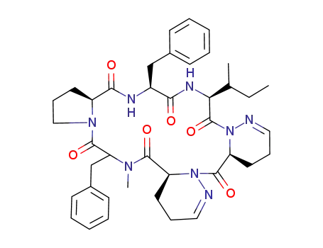 C<sub>40</sub>H<sub>50</sub>N<sub>8</sub>O<sub>6</sub>