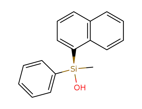 Molecular Structure of 1028-61-1 (Silanol, methyl-1-naphthalenylphenyl-, (1S)-)
