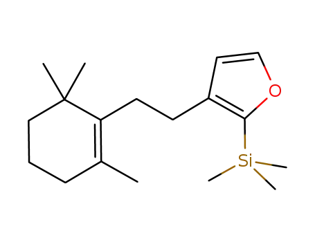 Silane, trimethyl[3-[2-(2,6,6-trimethyl-1-cyclohexen-1-yl)ethyl]-2-furanyl]-