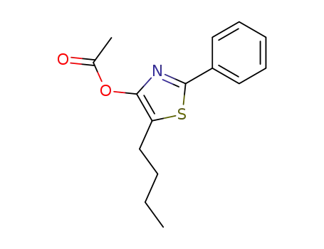 2-phenyl-4-acetoxy-5-butylthiazole