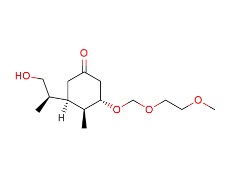 3(S)-<((2-methoxyethoxy)methyl)oxy>-4(S)-methyl-5(R)-<1-hydroxy-2(R)-propyl>cyclohexan-1-one