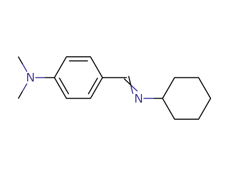 Molecular Structure of 31235-64-0 (N-<<4-(dimethylamino)phenyl>methylene>cyclohexylamine)