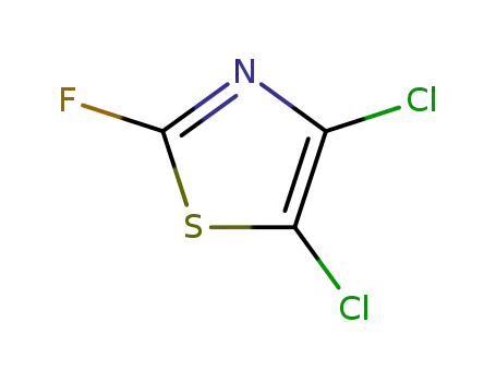 Molecular Structure of 57314-08-6 (4,5-DICHLORO-2-FLUORO-1,3-THIAZOLE)