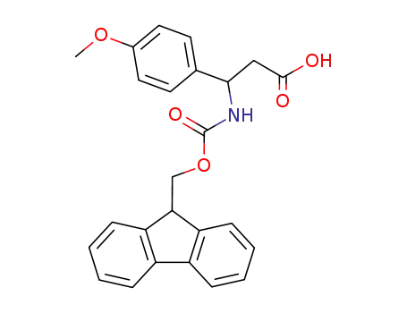 Molecular Structure of 284492-02-0 (3-N-FMOC-3-(4-METHOXYPHENYL)PROPIONIC ACID)