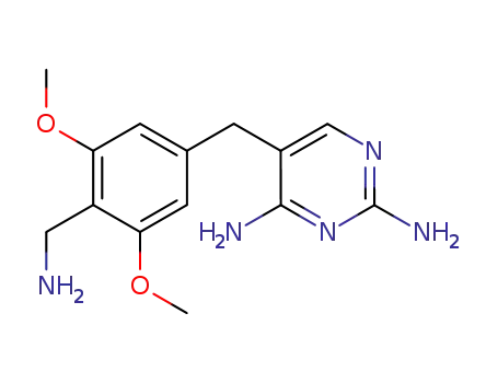 2,4-Pyrimidinediamine, 5-((4-(aminomethyl)-3,5-dimethoxyphenyl)methyl)-