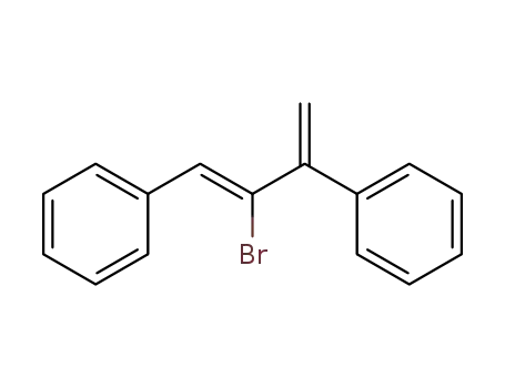 Molecular Structure of 88069-88-9 (Benzene, 1,1'-(2-bromo-3-methylene-1-propene-1,3-diyl)bis-)