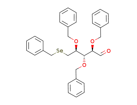 2,3,4-tri-O-benzyl-5-benzylseleno-aldehydo-D-ribose