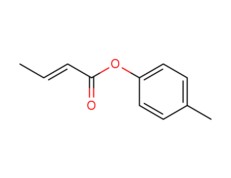 (4-methylphenyl) but-2-enoate