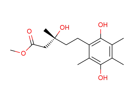 (R)-5-(2,5-Dihydroxy-3,4,6-trimethyl-phenyl)-3-hydroxy-3-methyl-pentanoic acid methyl ester