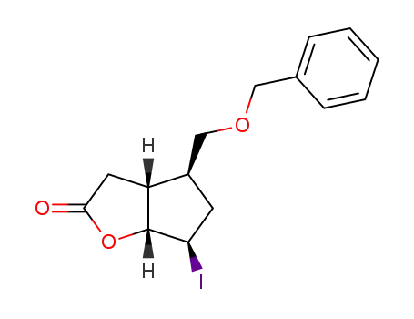 (3aR,4S,6R,6aR)-4-Benzyloxymethyl-6-iodohexahydrocyclopenta[b]furan-2-one