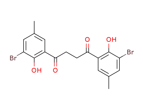 1,4-bis(3-bromo-2-hydroxy-5-methylphenyl)-1,4-butane-dione