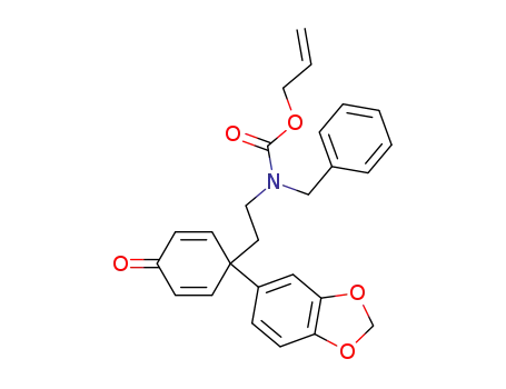 4-<2-<<(allyloxy)carbonyl>benzylamino>ethyl>-4-<3,4-(methylenedioxy)phenyl>cyclohexadienone