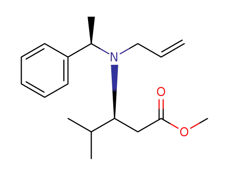 (3S)-3-[[(1R)-1-phenylethyl]-2-propen-1-ylamino]-4-methylpentanoic acid methyl ester
