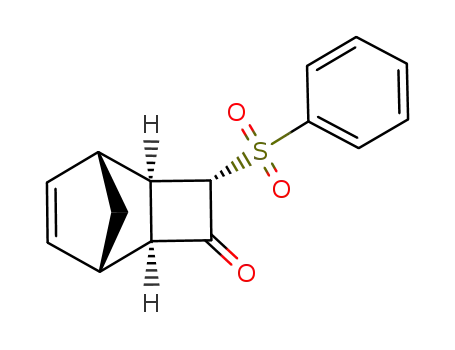 (1S,2S,4S,5R,6R)-4-Benzenesulfonyl-tricyclo[4.2.1.0<sup>2,5</sup>]non-7-en-3-one