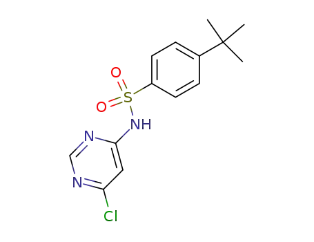 Benzenesulfonamide, N-(6-chloro-4-pyrimidinyl)-4-(1,1-dimethylethyl)-