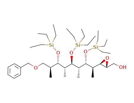 [(2R,3R)-3-((1R,2R,3S,4R,5R,6S,7S)-8-Benzyloxy-1,3,5,7-tetramethyl-2,4,6-tris-triethylsilanyloxy-octyl)-oxiranyl]-methanol