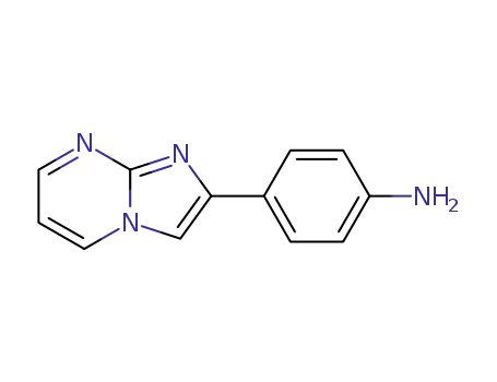 Molecular Structure of 58609-93-1 (4-IMIDAZO[1,2-A]PYRIMIDIN-2-YLANILINE)