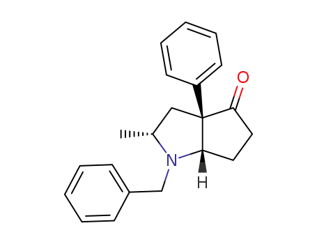 (2R,3aR,6aS)-1-Benzyl-2-methyl-3a-phenyl-hexahydro-cyclopenta[b]pyrrol-4-one