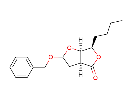 Benzyl 2,3,6-Trideoxy-3-C-carboxyl-6-C-propyl-D-galactofuranoside γ-Lactone