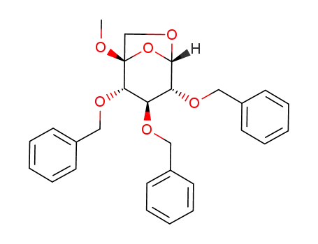2,3,4-tri-O-benzyl-5-O-methyl-1,6-anhydro-β-L-idopyranos-5-ulose