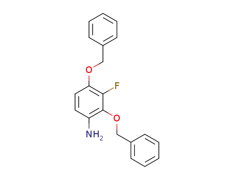 2,4-bis(benzyloxy)-3-fluoroaniline