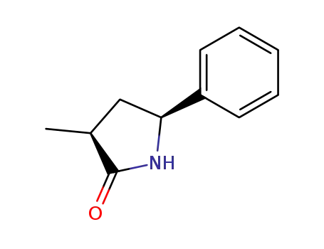 2-Pyrrolidinone, 3-methyl-5-phenyl-, cis-