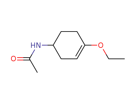 Molecular Structure of 73625-13-5 (4-acetamido-1-ethoxycyclohexene)