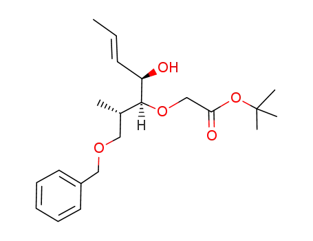 <1S,2R-3(E)>-(<1-(<2-(benzyloxy)-1(S)-methyl>ethyl)-2-hydroxy-3-pentenyl>-oxy)acetic acid 1,1-dimethylethyl ester