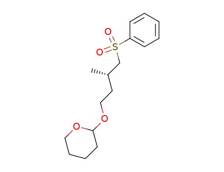 2H-Pyran, tetrahydro-2-[(3S)-3-methyl-4-(phenylsulfonyl)butoxy]-