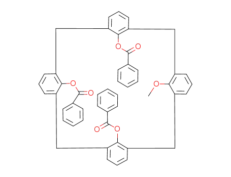 25,26,27-tribenzoyloxy-28-methoxycalix[4]arene