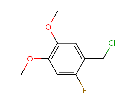 4,5-Dimethoxy-2-fluorobenzyl chloride