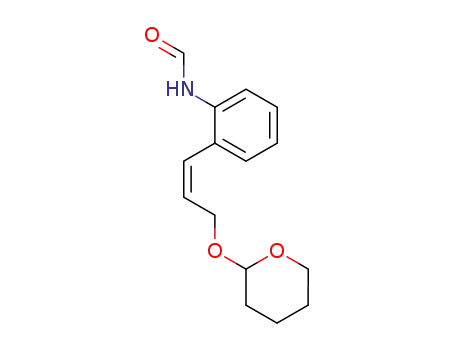 N-{2-[(Z)-3-(Tetrahydro-pyran-2-yloxy)-propenyl]-phenyl}-formamide