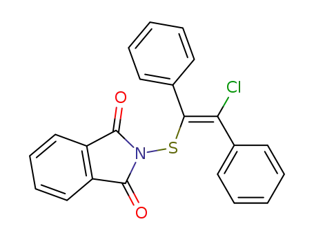 1H-Isoindole-1,3(2H)-dione, 2-[(2-chloro-1,2-diphenylethenyl)thio]-, (E)-