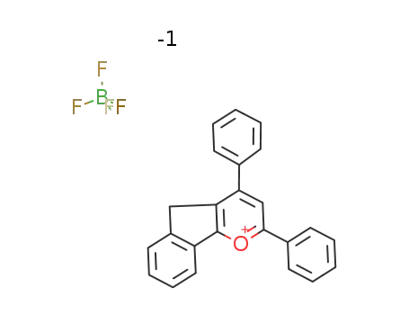 2,4-Diphenyl-5H-indeno<1,2-b>pyrylium tetrafluoroborate