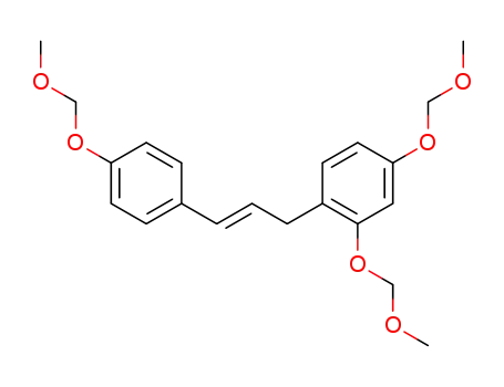 (E)-1-(4'-O-methoxymethylphenyl)-3-(2'',4''-di-O-methoxymethylphenyl)-propene