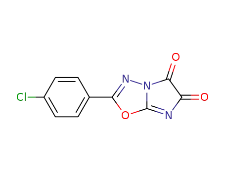 2-(4-chlorophenyl)imidazo[2,1-b][1,3,4]oxadiazol-5,6-dione