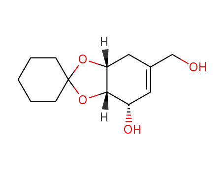 (1R,2R,3S)-1,2-O-Cyclohexylidene-5-hydroxymethyl-4-cyclohexen-1,2,3-triol