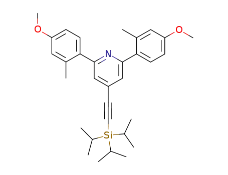 Pyridine,
2,6-bis(4-methoxy-2-methylphenyl)-4-[[tris(1-methylethyl)silyl]ethynyl]-