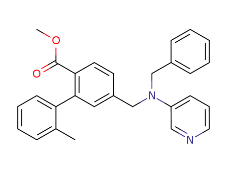 methyl 4-(N-benzyl-N-3-pyridylaminomethyl)-2-(2-methylphenyl)benzoate
