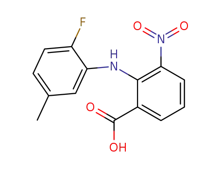 Benzoic acid, 2-[(2-fluoro-5-methylphenyl)amino]-3-nitro-