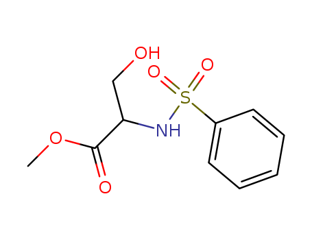 Serine, N-(phenylsulfonyl)-, methyl ester