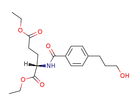 L-Glutamic acid, N-[4-(3-hydroxypropyl)benzoyl]-, diethyl ester