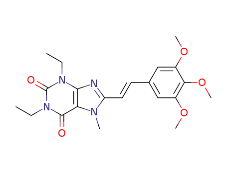 (E)-1,3-Diethyl-7-methyl-8-(3,4,5-trimethoxystyryl)xanthine
